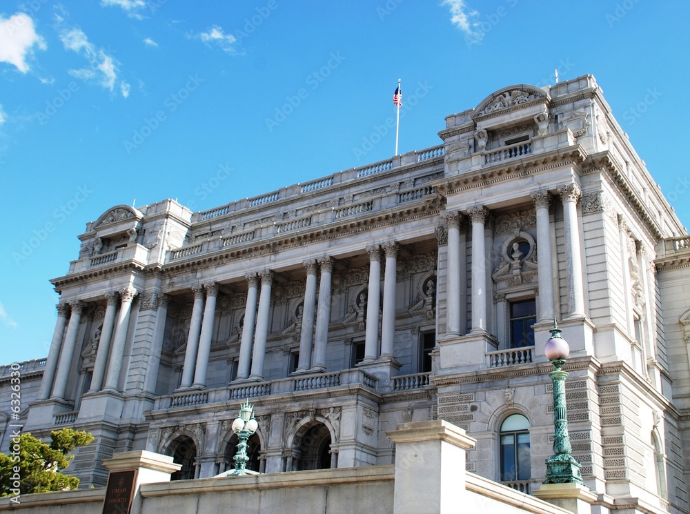 Library of the Congress in Washington. 