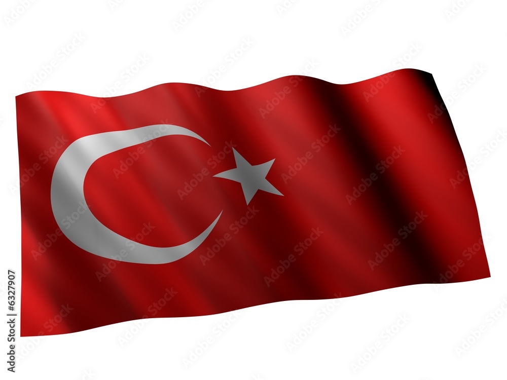 türkische fahne Stock Illustration | Adobe Stock