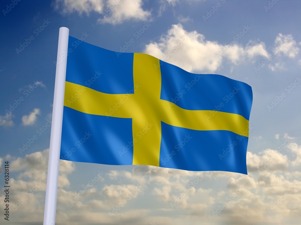 schwedische flagge schwedische flagge