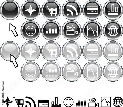 Set of icons.