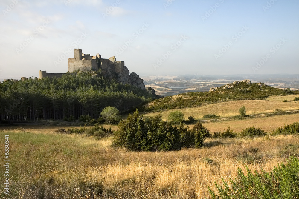 Loarre Castle in Huesca province, Aragon, Spain