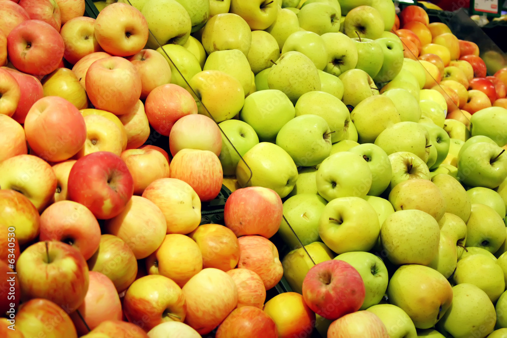 Apples in a shop Apples in a shop