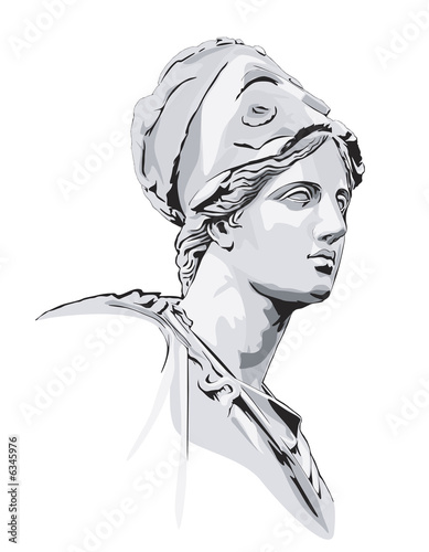 Antique greek statue