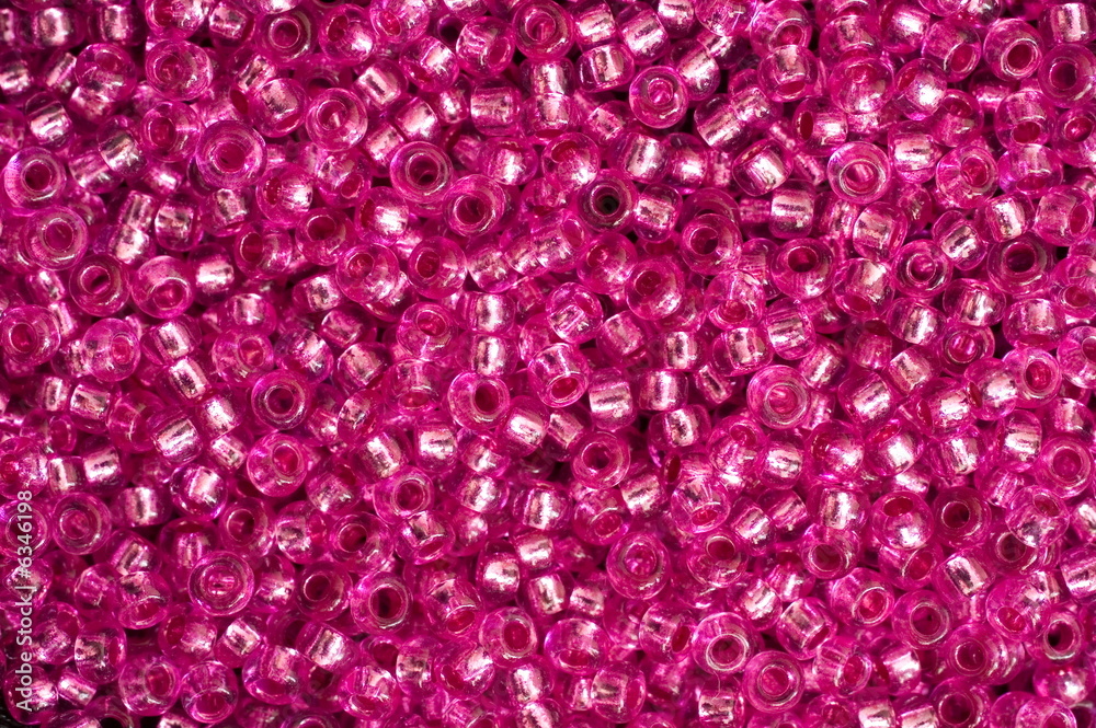 Pink beads background