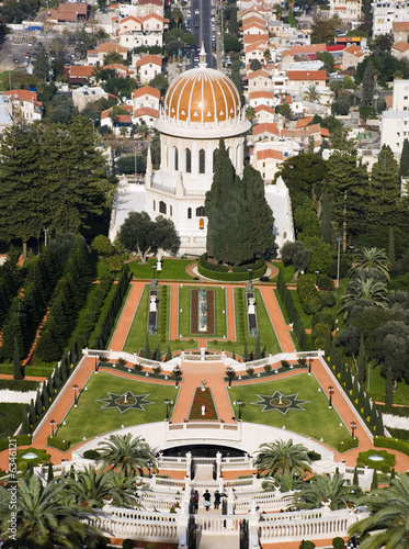 The Bahai Shrine,the terraced gardens