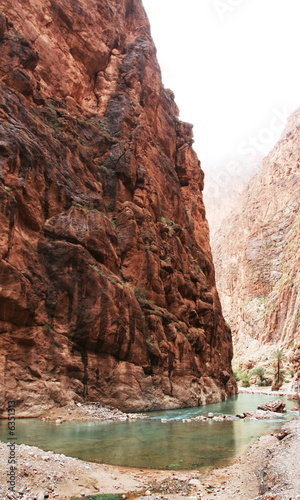Canyon in Atlas mountain, Morocco