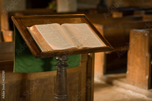 lecturn in church