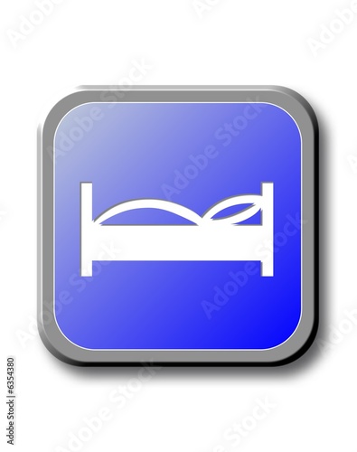 bett blau