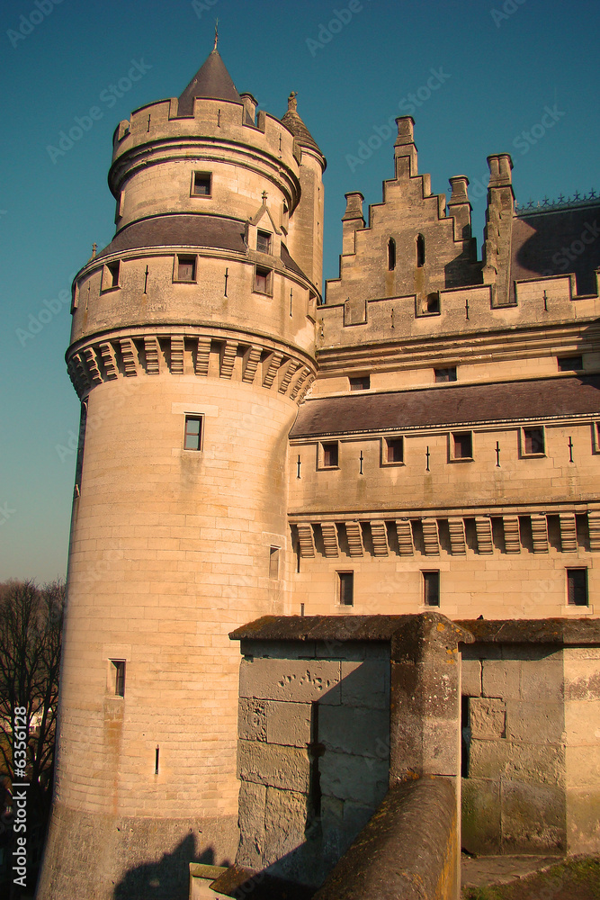 Fototapeta premium Chateau de Pierrefonds,Oise,Picardie