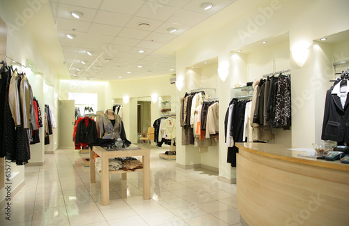 women`s upper clothes in shop