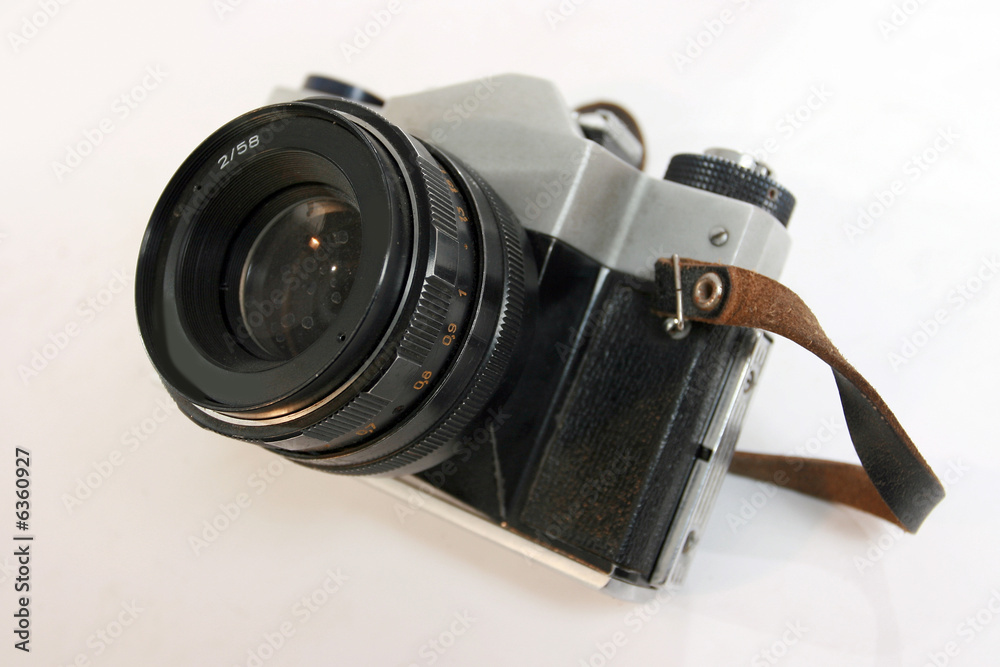 Old soviet mechanical camera