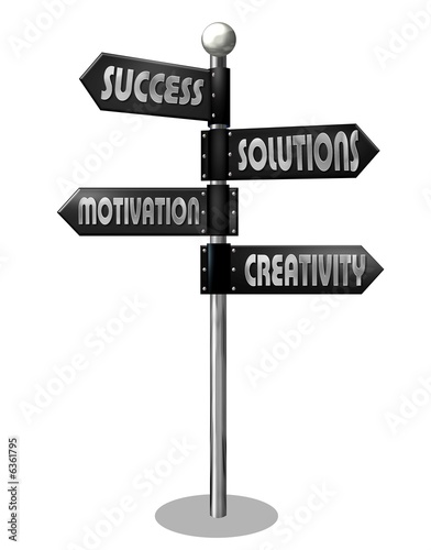 success - motivation, solutions and creativity