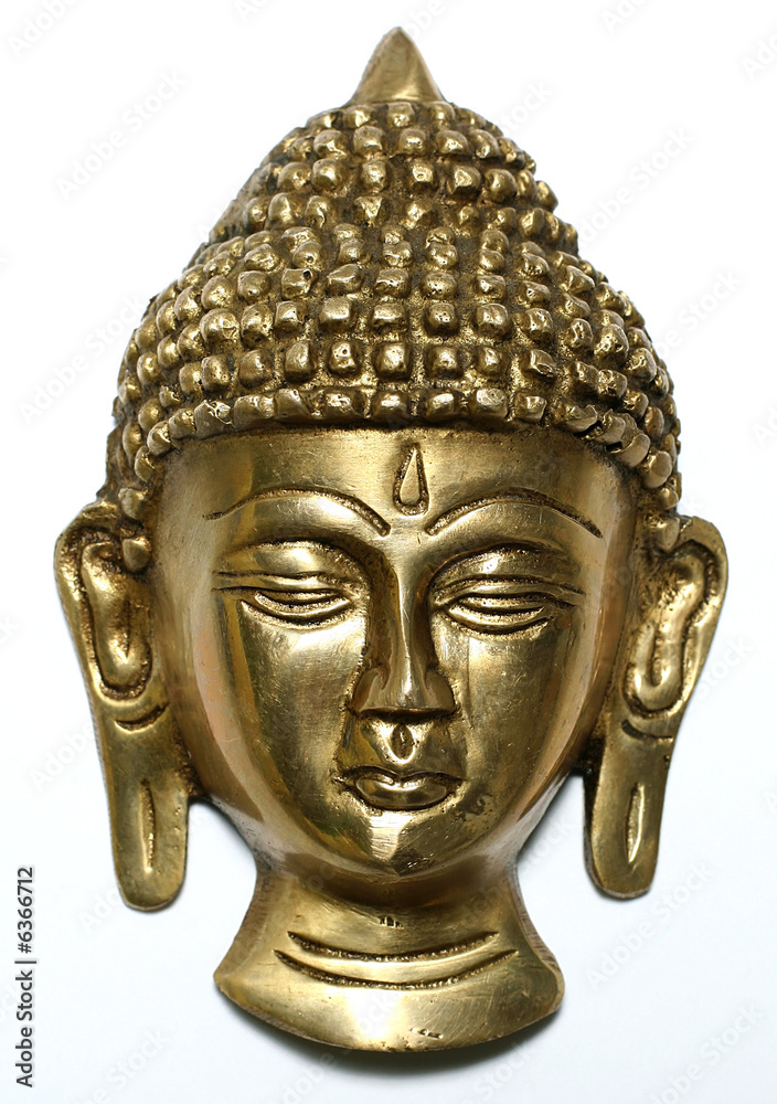 bronze satue of buddha on display