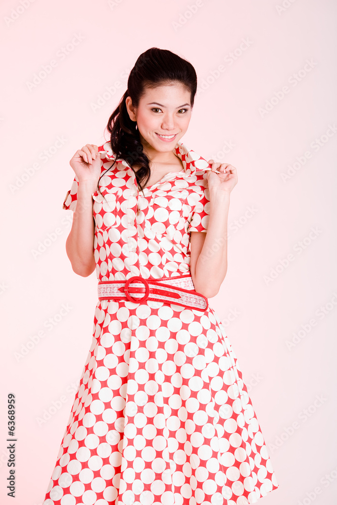 young expressive woman feeling happy young expressive woman feeling happy