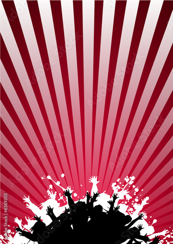 Happy people having fun at discotheque