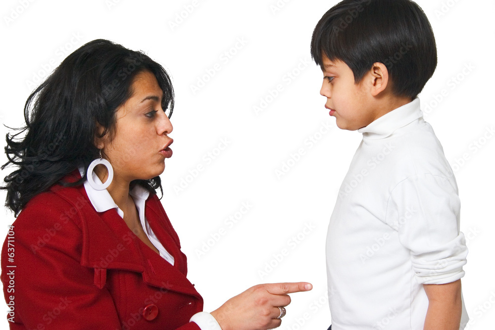Giving explanation to child Giving explanation to child