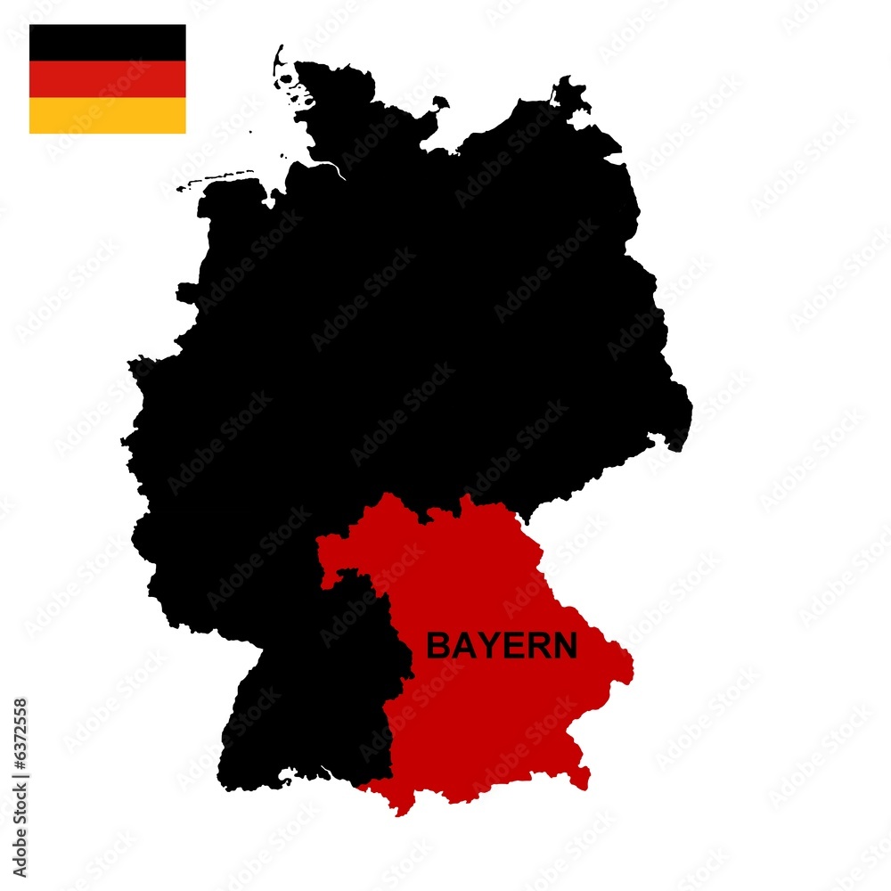 Obraz premium deutschland - bundesland bayern