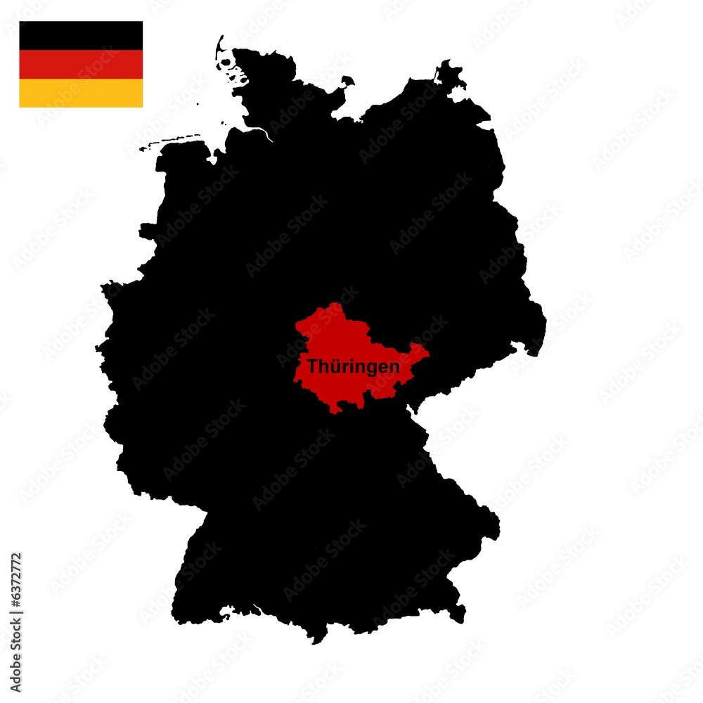 deutschland - bundesland thüringen