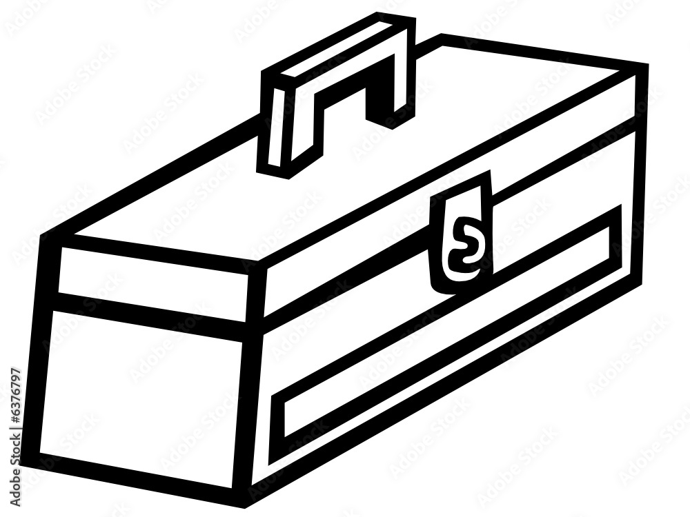 black and white toolbox black and white toolbox