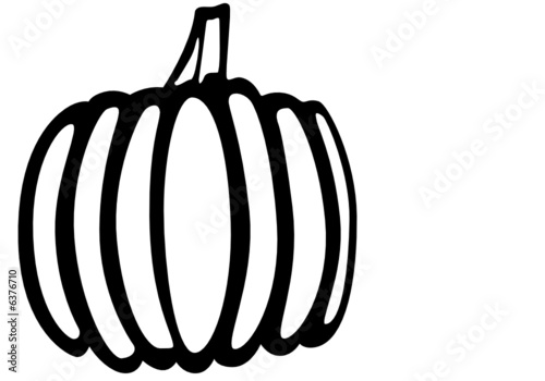 black and white pumpkin
