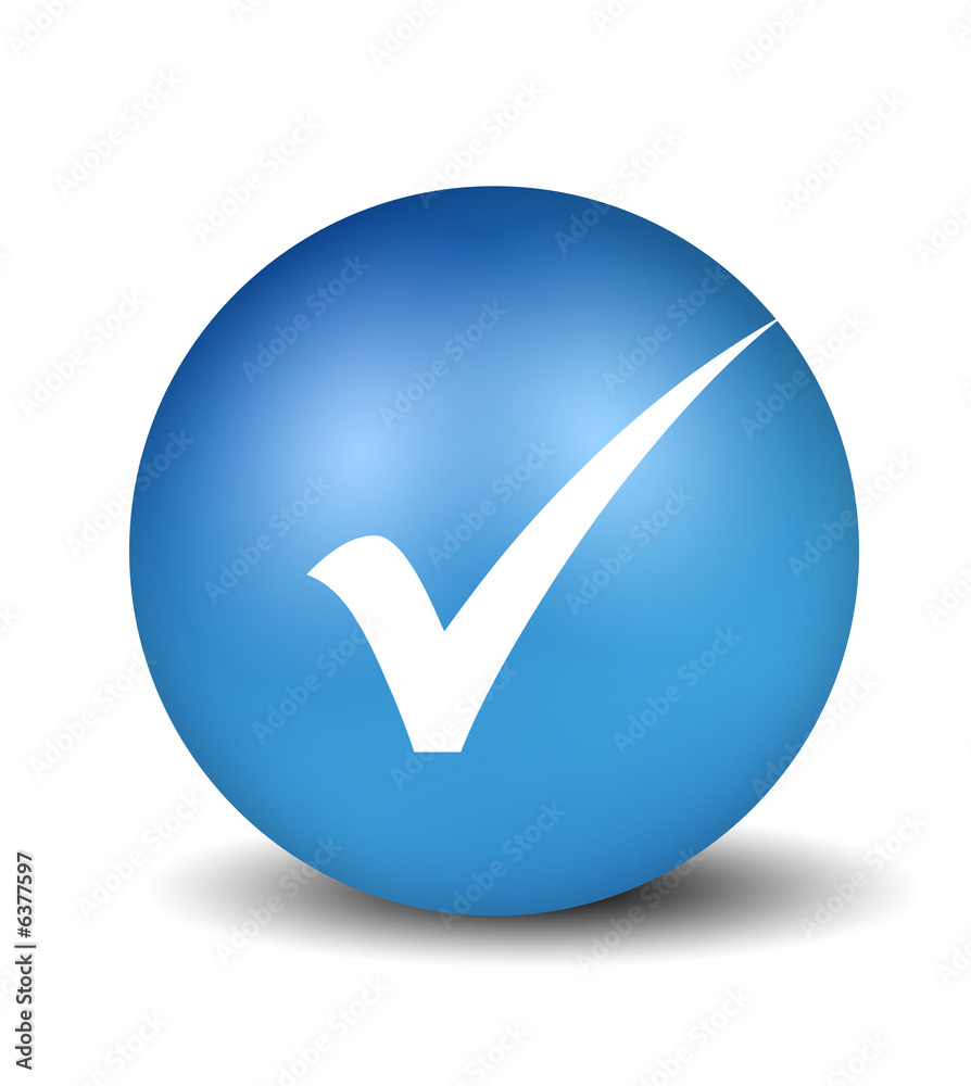 Check Symbol - blue Check Symbol - blue