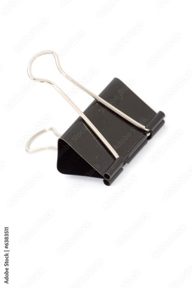big black paper clip