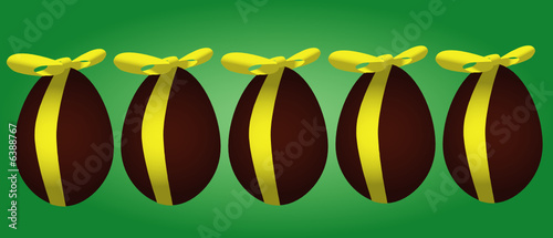 oeufs de pâques en chocolat