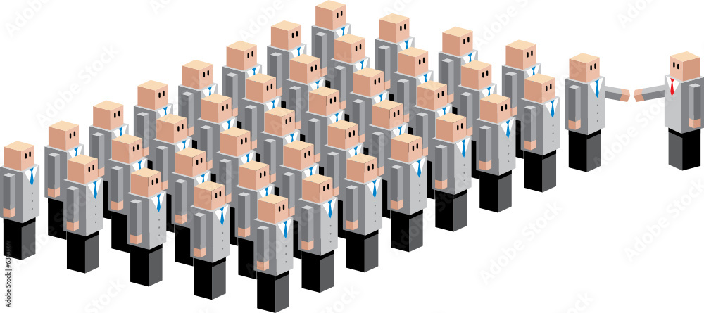 Fototapeta premium businessmen shaking hands