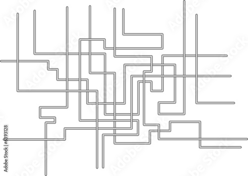 Abstract pipes illustration