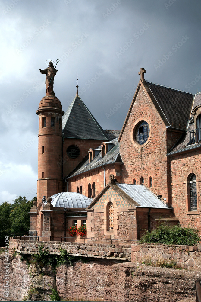 Abbey in Alsace, France
