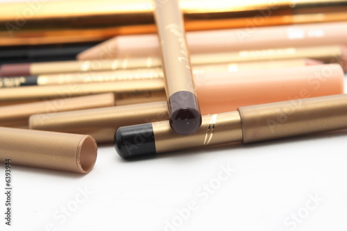 Several golden pencils