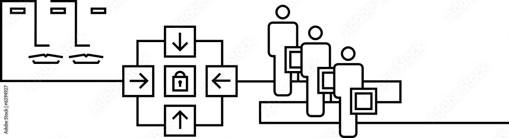 network concept illustration network concept illustration