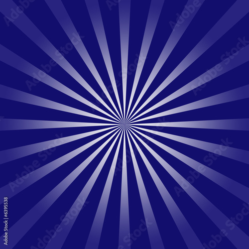 Quadro su tela raggi blu
