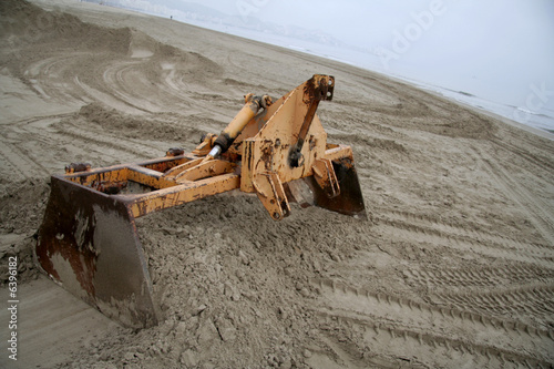 Obras en la playa