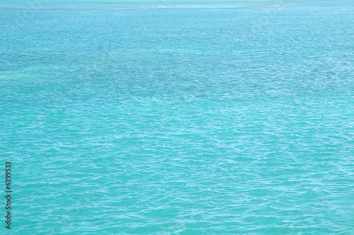 Caribbean blue ocean background texture