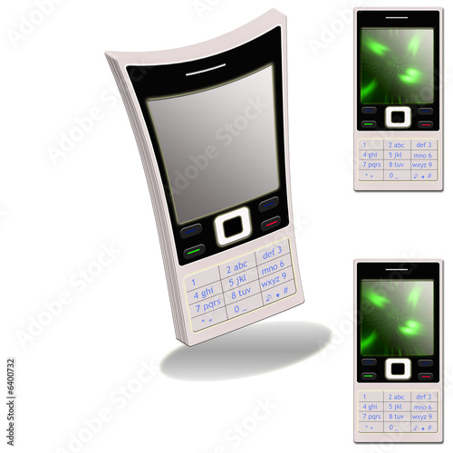 Nokia mobile phone, funny illustration