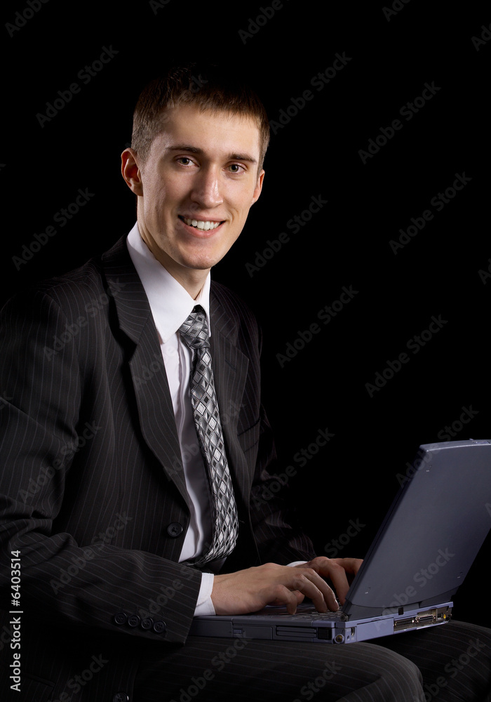 caucasian male person with note book on background caucasian male person with note book on background
