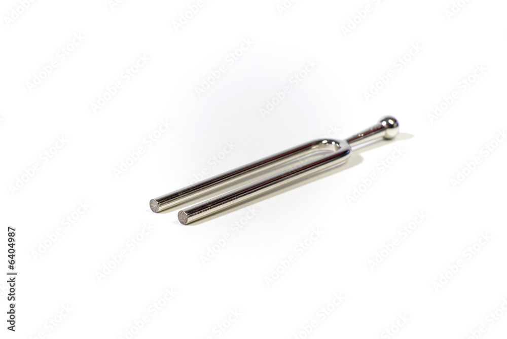 diapason tunning fork isolated on white diapason tunning fork isolated on white
