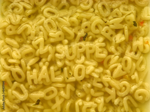 buchstabensuppe