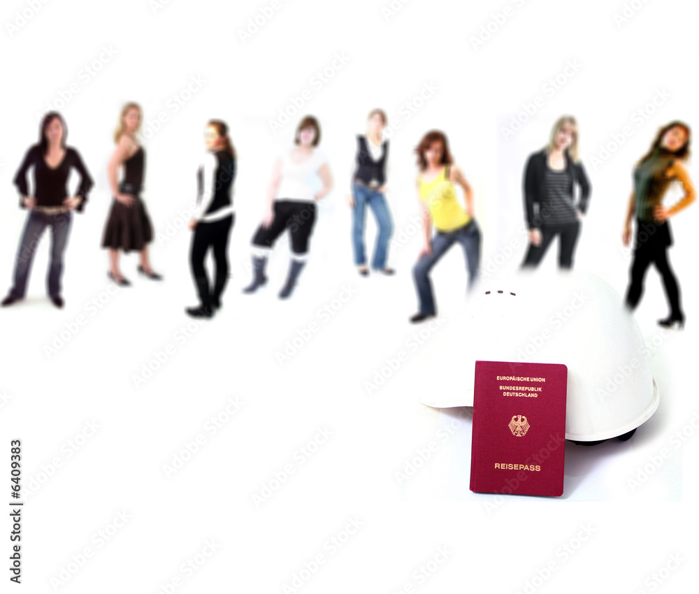 Obraz premium Job im Ausland