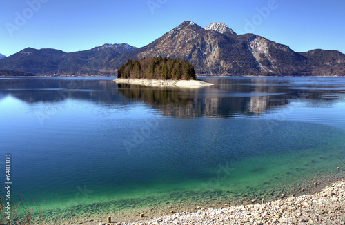 Strand und Insel Walchensee 1