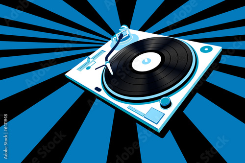 abstract design, turntable ...