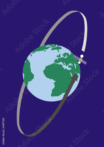 Satelite orbitando
