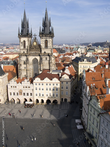 Cathédrale et place de la Vieille Ville de Prague