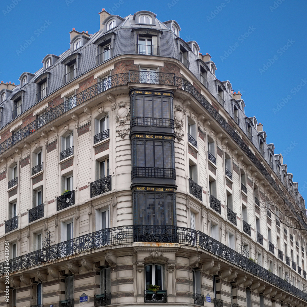 Paris Architecture - H. Malot corner house 2