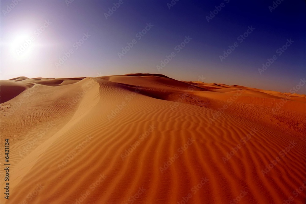 Dunes in the Sahara desert near Timimoun (Tinerkouk), Algeria