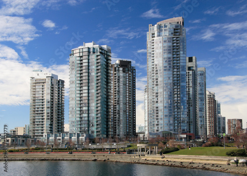 Apartment buildings in Downtown Vancouver. © Volodymyr Kyrylyuk