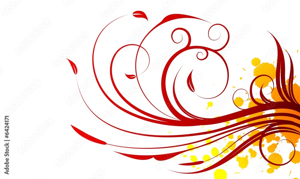 spring red vector illustration spring red vector illustration