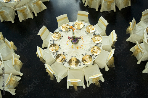 Wedding Reception Gold Service