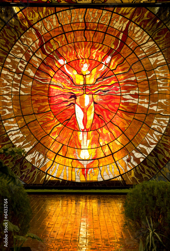 Cosmovitral Botanical Garden Toluca Mexico stained glass
